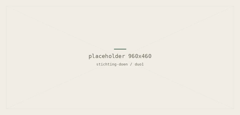 Placeholder - hier komt een foto van 960x460 pixels