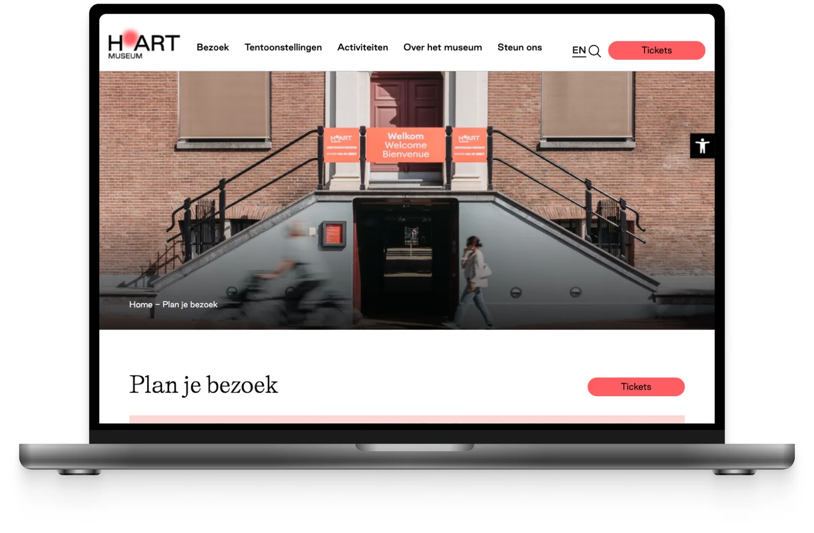 De vernieuwde website van H'art Museum