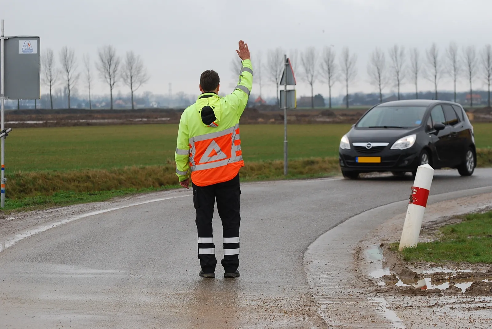 Verkeersmaatregelen op locatie